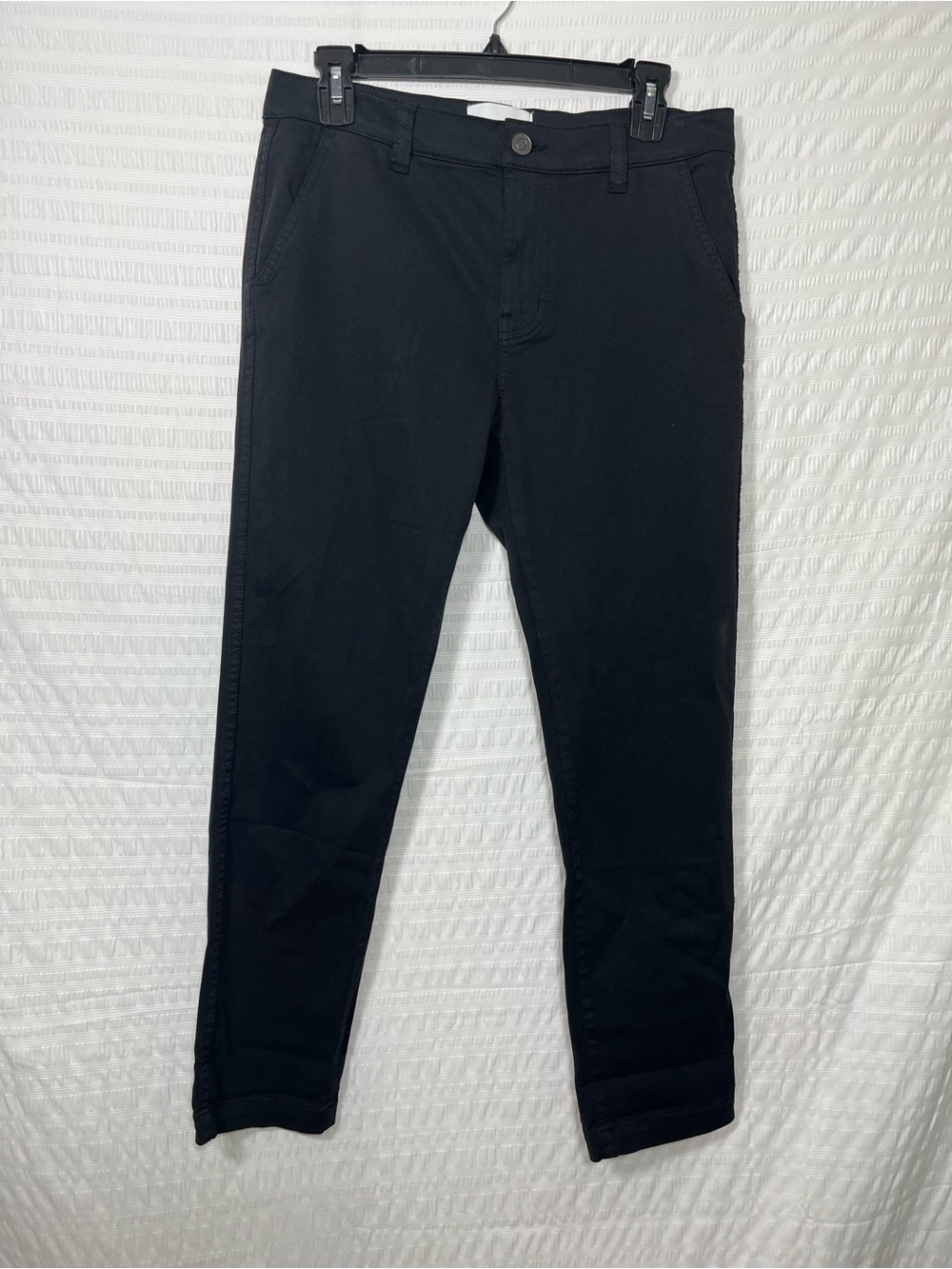 Current/Elliott Women’s The Confidant Black Cropped pants Size 27